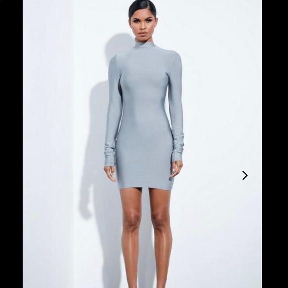 Brand New Peace + Love Bandage Ruched Sleeve Midi Dress